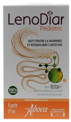 Lenodiar Pediactric Aboca - boîte de 12 sachets
