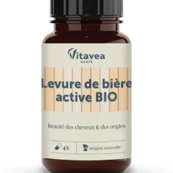Levure de bière active bio Vitavea - pot de 45 gélules