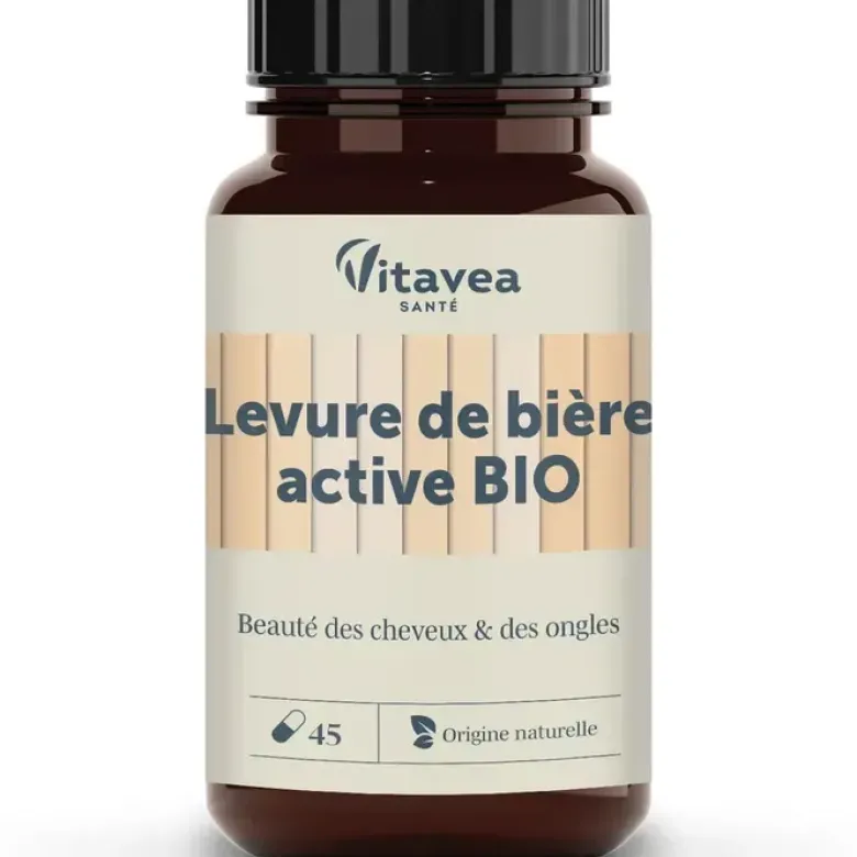 Levure de bière active bio Vitavea - pot de 45 gélules