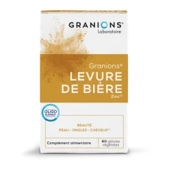 Levure de bière Zinc Granions - boite de 60 gélules