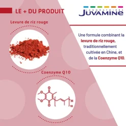 Levure de riz rouge Juvamine – 30 comprimés