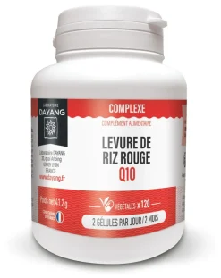 Levure de riz rouge + Q10 Dayang - boite de 120 gélules