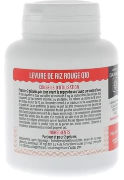 Levure de riz rouge + Q10 Dayang - boite de 120 gélules