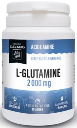 L-Glutamine 2000mg Dayang - pot de 60 gélules