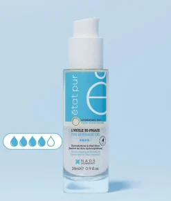 L'huile bi-phase hydratation et nutrition Etat Pur - flacon-pompe de 28ml