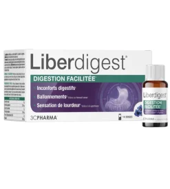 Liberdigest digestion facilitée 3C Pharma – 14 unicadoses de 10 ml