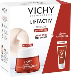 LiftActiv B3 Anti-Dark Spots Crème SPF50 + Specialist B3 Sérum taches brunes & rides 5 ml offert Vichy - coffret de 2 produits