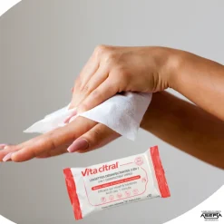 Lingettes désinfectantes 3 en 1 Vita Citral - paquet de 12 lingettes