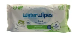 Lingettes hydratantes à l'Aloe Vera Waterwipes - paquet de 60 lingettes