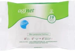 Lingettes intimes Aginet pocket - paquet de 10 lingettes