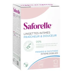 Lingettes intimes fraicheur et douceur Saforelle