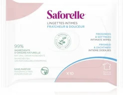 Lingettes intimes fraicheur et douceur Saforelle