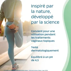 Lingettes intimes nettoyantes Expert Protection Active Saugella - paquet de 15 lingettes