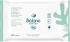 Lingettes à l'eau Biolane Expert - paquet de 54 lingettes