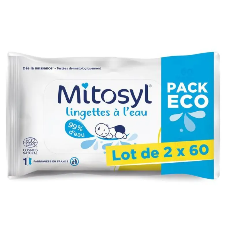 Lingettes à l'eau Mitosyl