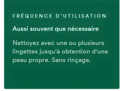 Lingettes nettoyantes douces bébé Klorane - paquet de 70 lingettes