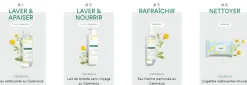 Lingettes nettoyantes douces bébé Klorane - paquet de 70 lingettes