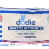 Lingettes nettoyantes fibres d'origine naturelle Dodie - sachet de 70 lingettes