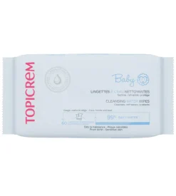 Lingettes nettoyantes à l'eau baby Topicrem