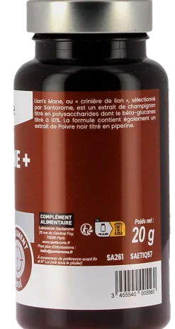 Lion's Mane+ 400mg Santarome - pot de 60 gélules