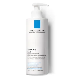 Lipikar Lait relipidant corps anti-dessèchement 48H La Roche-Posay - flacon de 400 ml