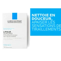 Lipikar surgras pain physiologique anti-dessèchement La Roche-Posay - Pain 150 g