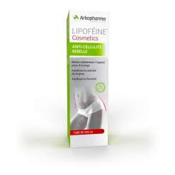 Lipoféine Cosmetics anti-cellulite rebelle Arkopharma - tube de 200 ml