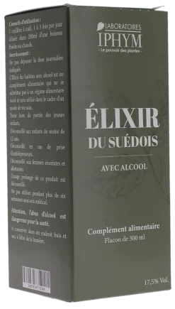 Élixir du suédois avec alcool Iphym - flacon de 300ml