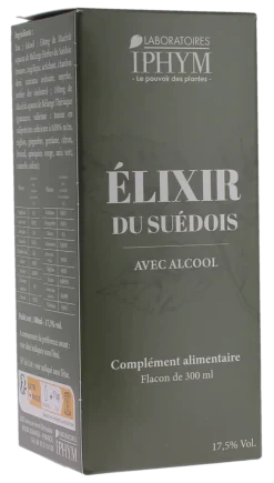 Élixir du suédois avec alcool Iphym - flacon de 300ml