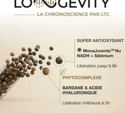 Longevity capital capillaire Les 3 Chênes - pot de 30 gélules