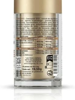 Longevity capital longévité Les 3 Chênes - pot de 30 gélules
