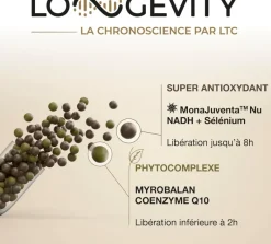 Longevity capital longévité Les 3 Chênes - pot de 30 gélules