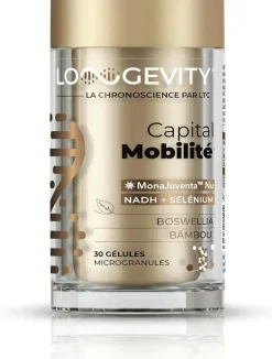 Longevity capital mobilité Les 3 Chênes - pot de 30 gélules