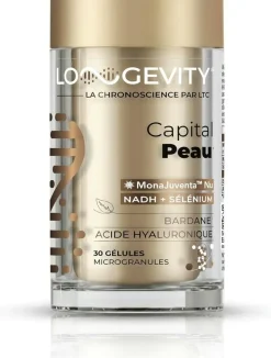 Longevity capital peau Les 3 Chênes - pot de 30 gélules