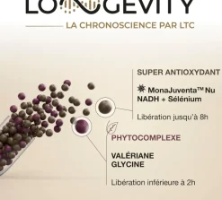 Longevity capital sommeil Les 3 Chênes - pot de 30 gélules