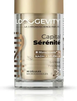 Longevity capital sérénité Les 3 Chênes - pot de 30 gélules