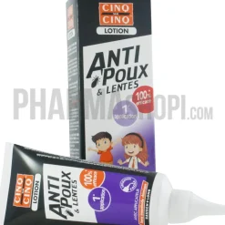 Lotion anti-poux et lentes Cinq sur cinq - flacon de 100 ml