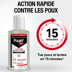 Lotion anti-poux et lentes XF Pouxit