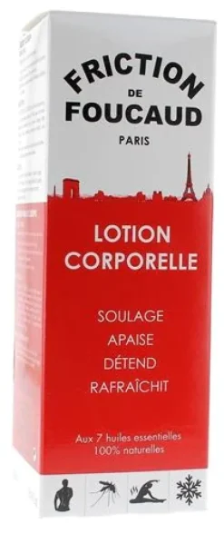Lotion corporelle énergisante friction de Foucaud - flacon de 250 ml
