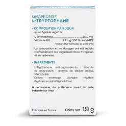 L-tryptophane Granions - boite de 60 gélules
