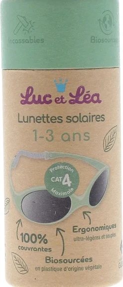 Lunettes solaires biosourcées catégorie 4 1-3 ans Fleur de Luc et Léa - 1 paire de lunettes