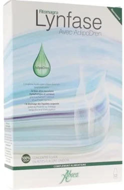 Lynfase Fitomagra avec Adipodren Aboca - boîte de 12 unidoses de 15 g