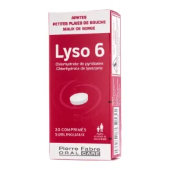 Lyso 6 comprimé sublingual Pierre Fabre – 30 comprimés