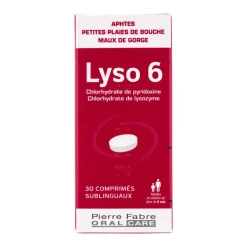 Lyso 6 comprimé sublingual Pierre Fabre – 30 comprimés