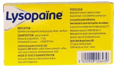 Lysopaïne maux de gorge citron gingembre – 2 tubes de 18 comprimés
