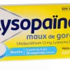 Lysopaïne sans sucre – 36 comprimés à sucer