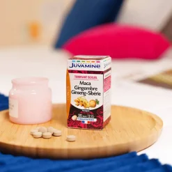 Maca Gingembre Ginseng Tonifiant sexuel Juvamine – 40 comprimés