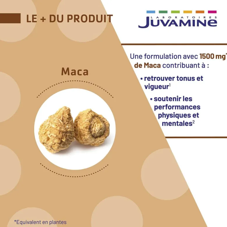 Maca Juvamine - boite de 30 comprimés