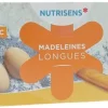 Madeleines longues HP/HC Nutrisens - boîte de 4 sachets de 6 madeleines