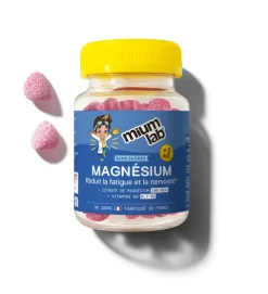 Magnésium enfants sans sucres Mium Lab - pot de 30 gummies